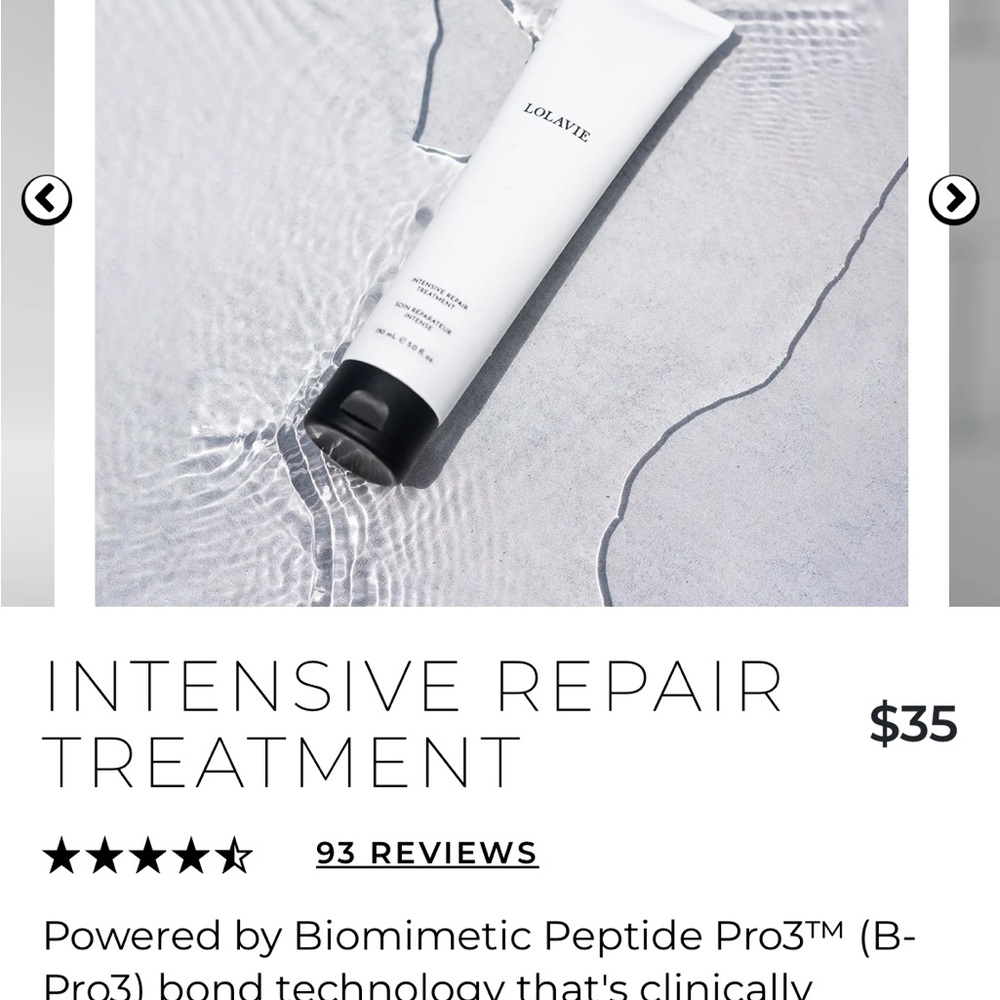 LolaVie Intensive Repair Treatment